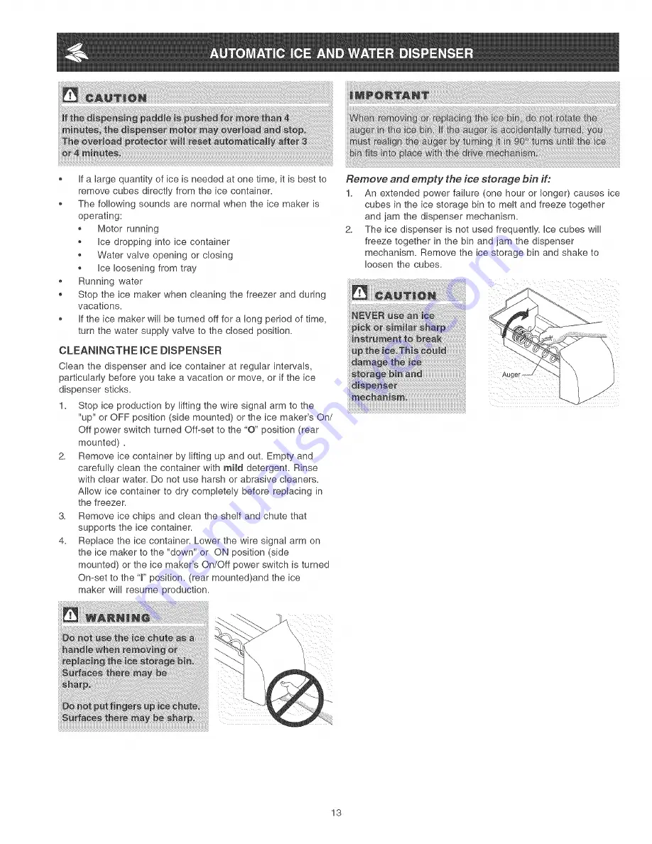 Frigidaire PLHS239ZDBB Use & Care Manual Download Page 13