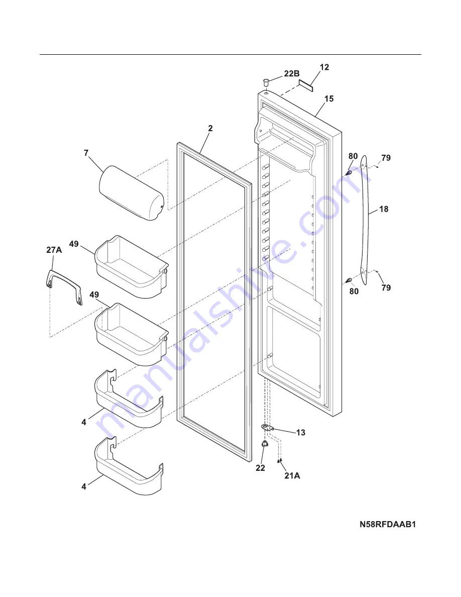 Frigidaire PLHS37EG Factory Parts Catalog Download Page 4