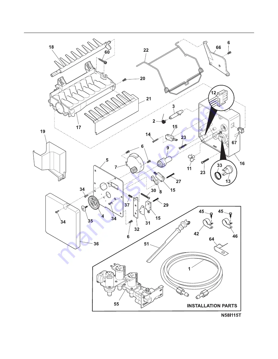 Frigidaire PLHS68EF Factory Parts Catalog Download Page 20