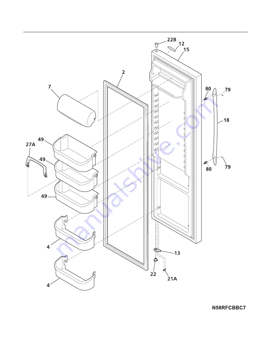 Frigidaire PLHS69EE Factory Parts Catalog Download Page 4