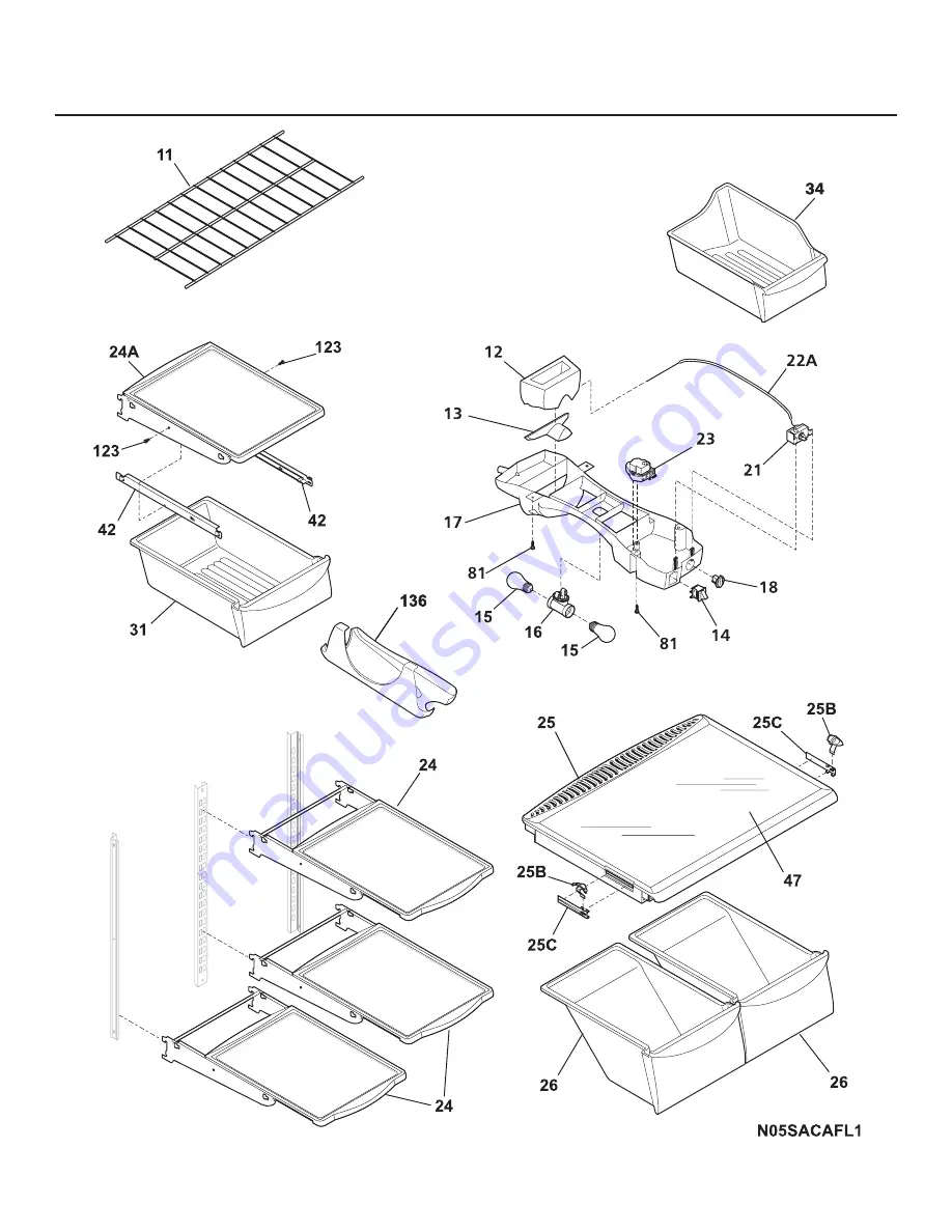 Frigidaire PLHT189CS Factory Parts Catalog Download Page 6