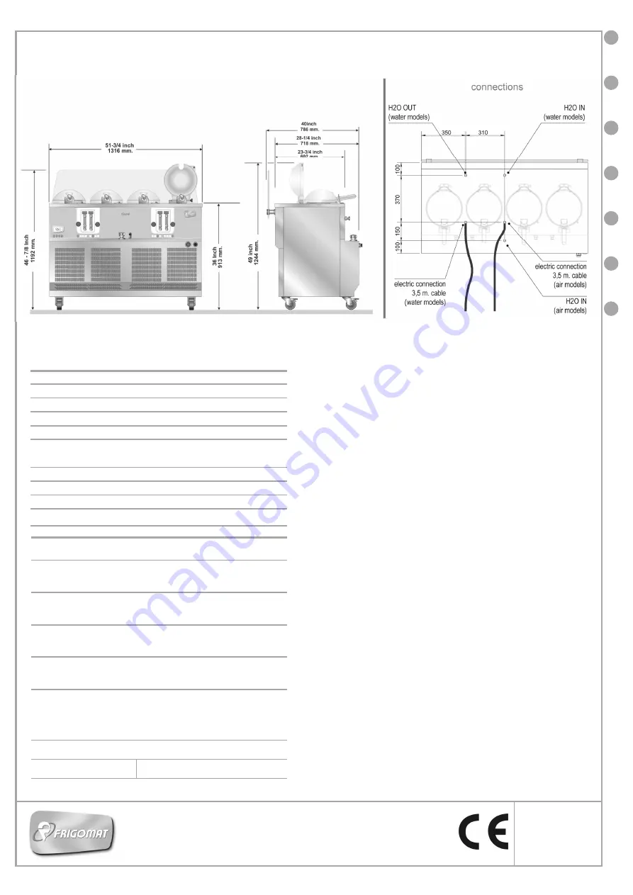 Frigomat GX2 Installation, Use And Maintenance Manual Download Page 59