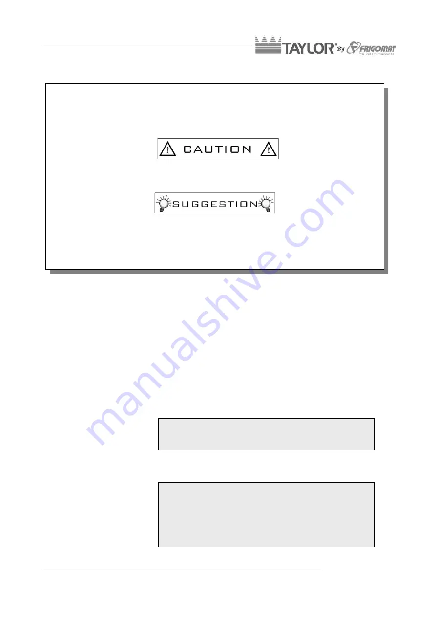 Frigomat TAYLOR IC135 Series Operatinginstructions And Maintenance Download Page 3