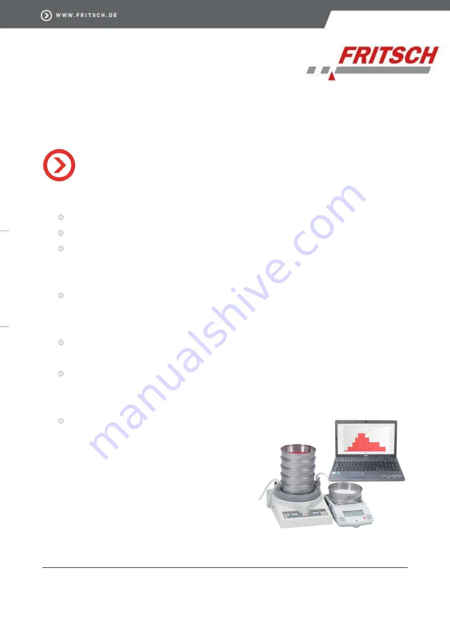 Fritsch ANALYSETTE 3 Operating Instructions Manual Download Page 3