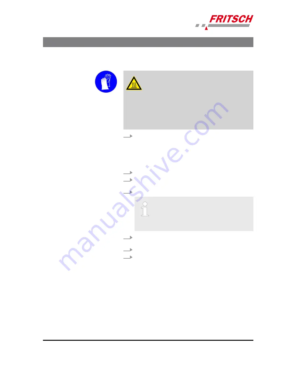 Fritsch premium PULVERISETTE 14 Operating Instructions Manual Download Page 29