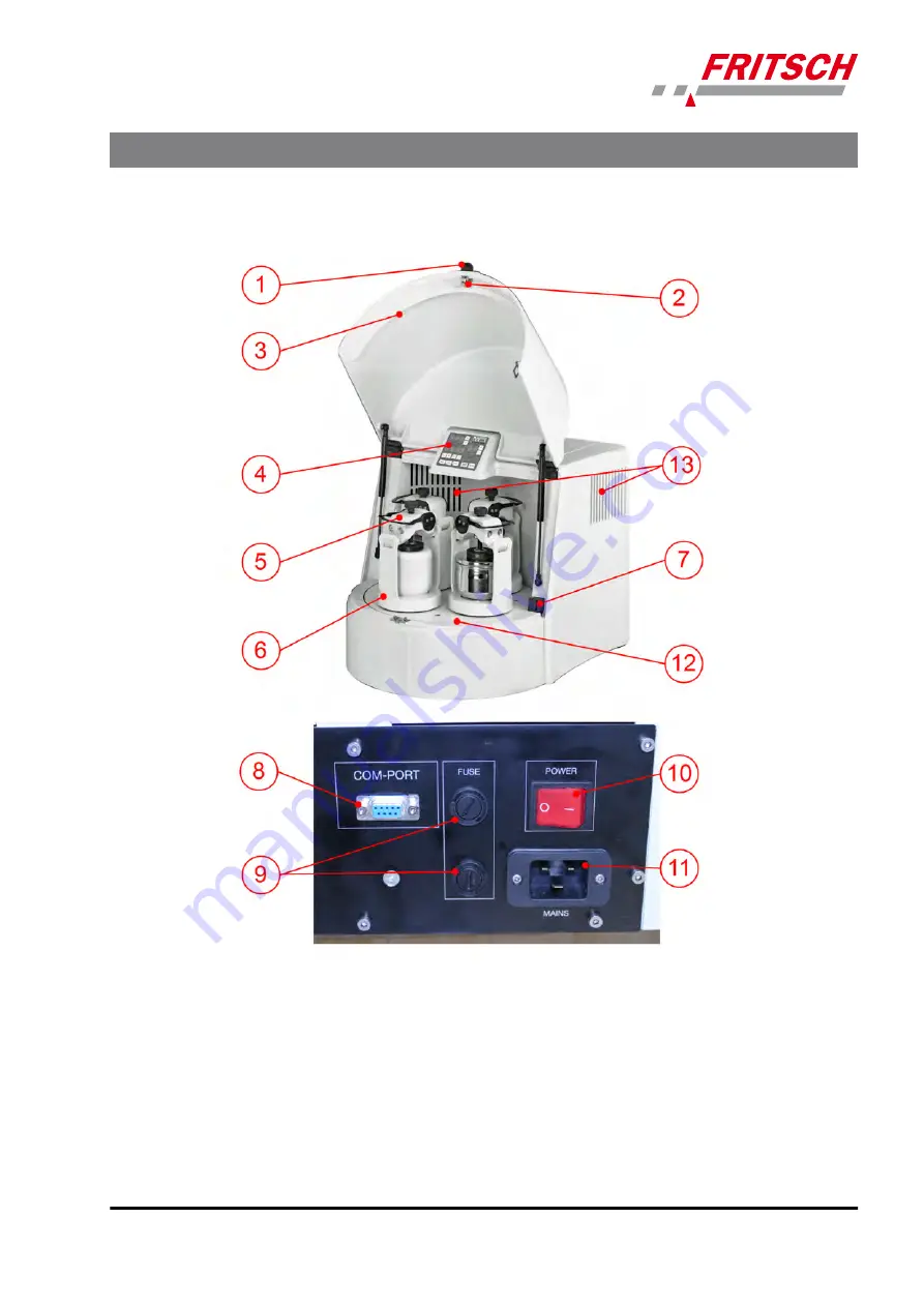 Fritsch PULVERISETTE 5 Operating Instructions Manual Download Page 7