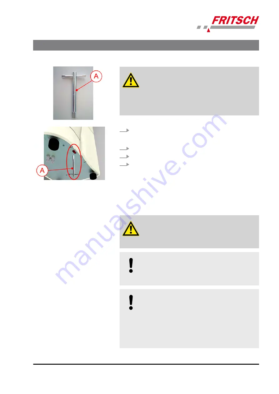 Fritsch PULVERISETTE 5 Operating Instructions Manual Download Page 15