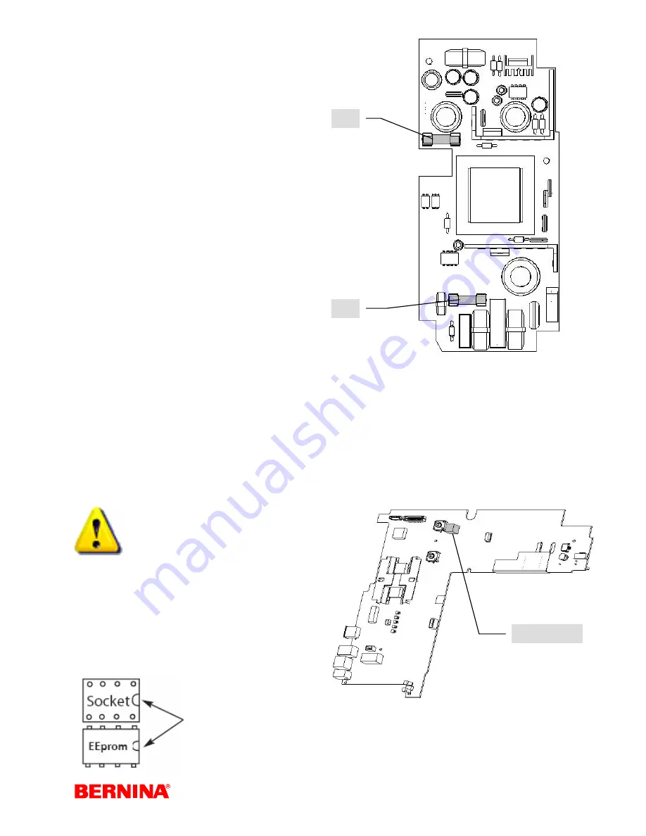 Fritz Gegauf Bernina artista 630 Service Manual Download Page 17