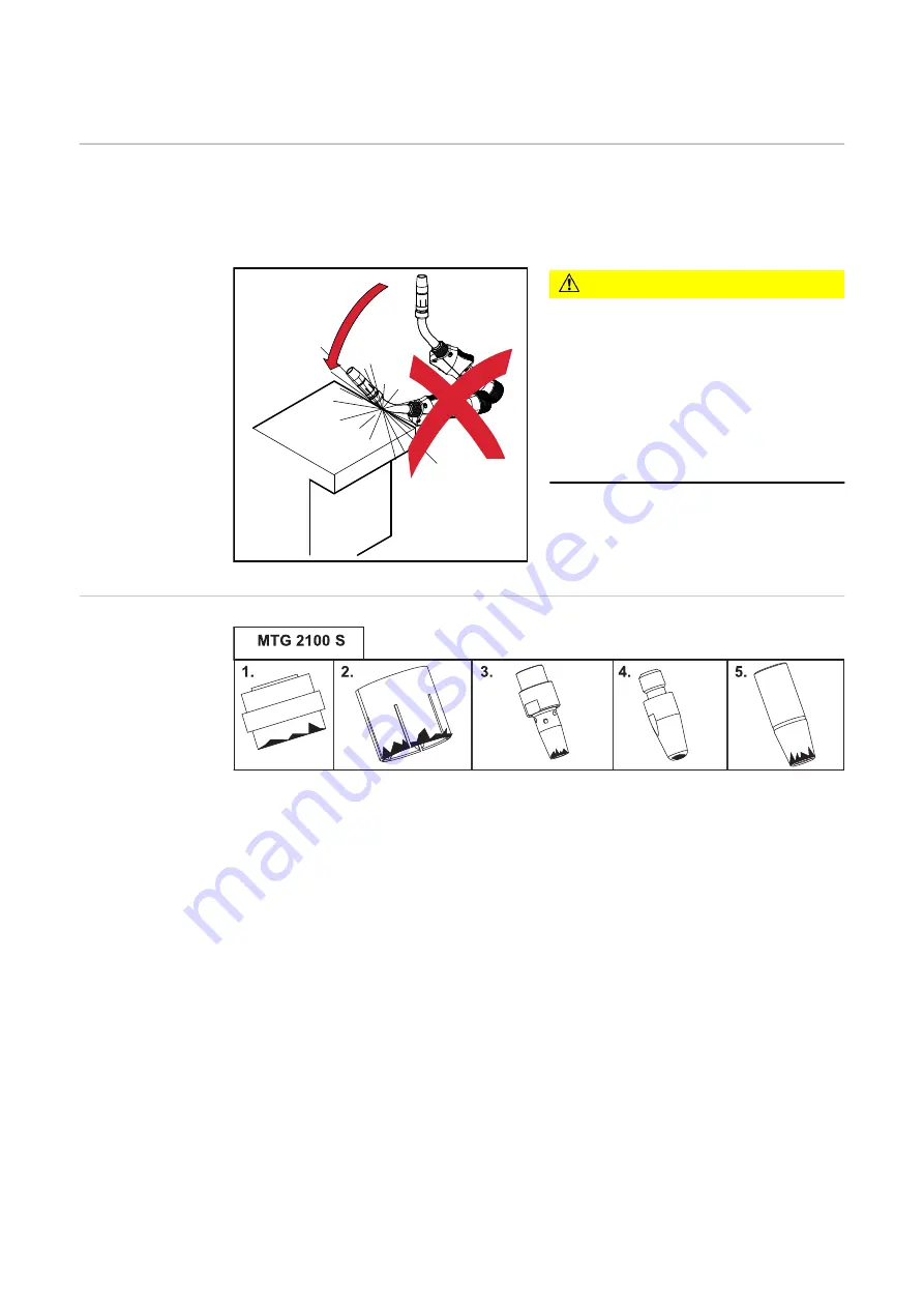 Fronius MTG 2100 S Operating Instructions Manual Download Page 124