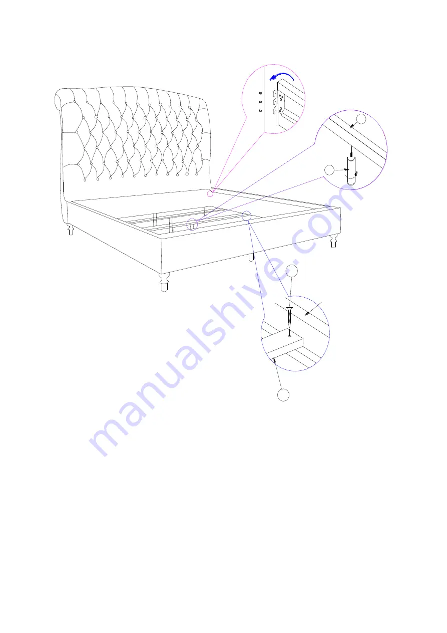 Frontgate Chesterfield 165291 LOW Скачать руководство пользователя страница 2