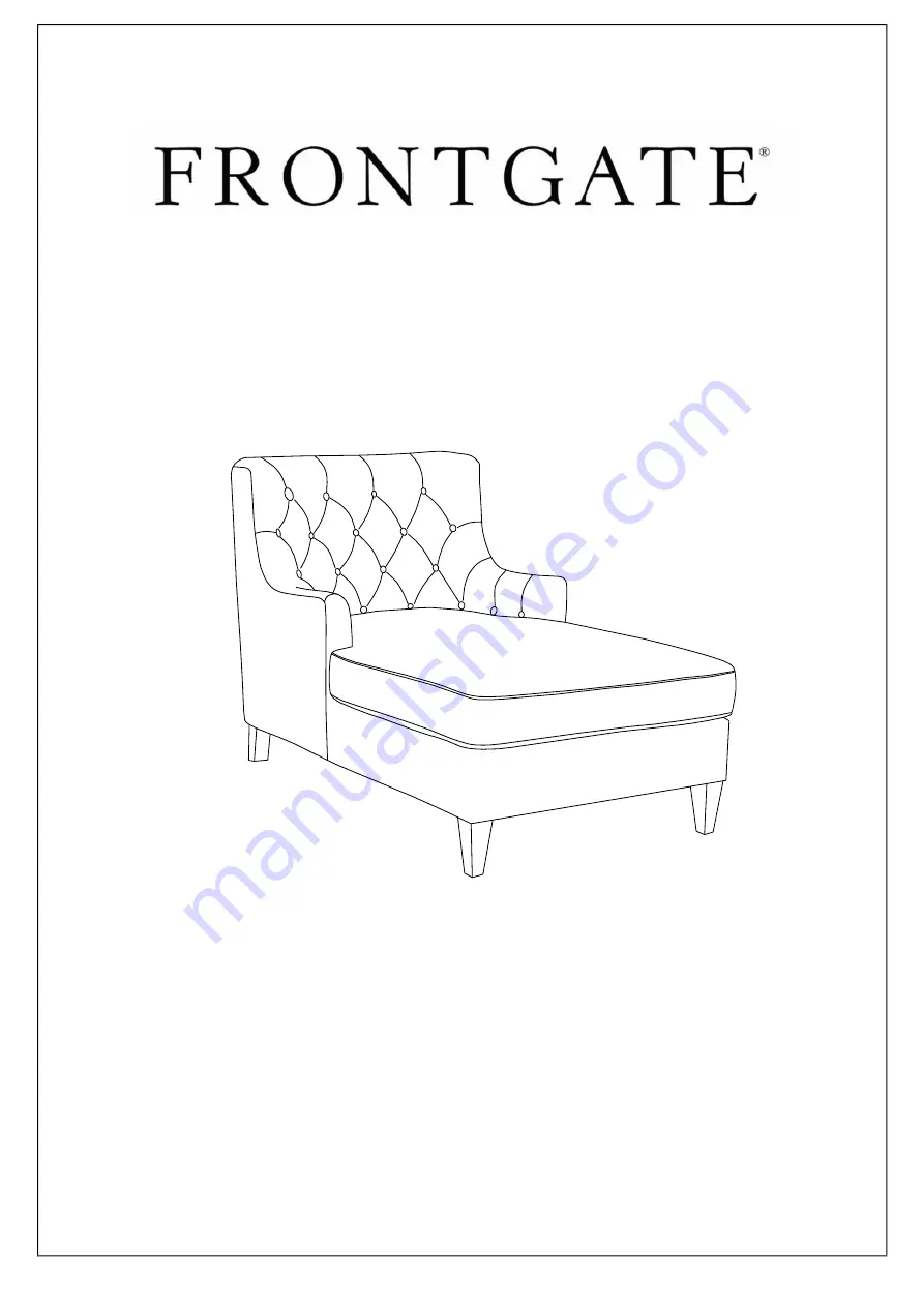 Frontgate Lucille FG132-225 Скачать руководство пользователя страница 1