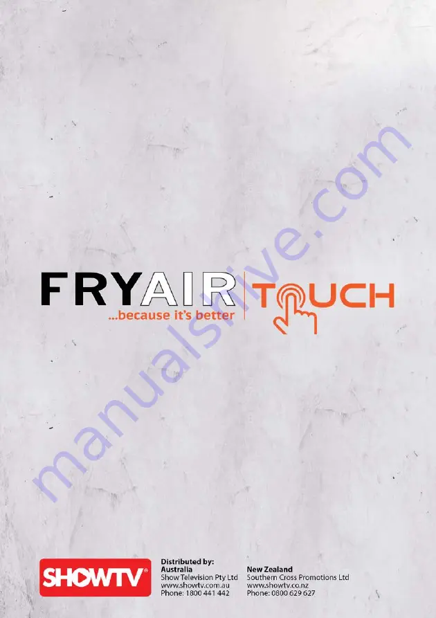 FRYAIR TOUCH Instruction Manual Download Page 64