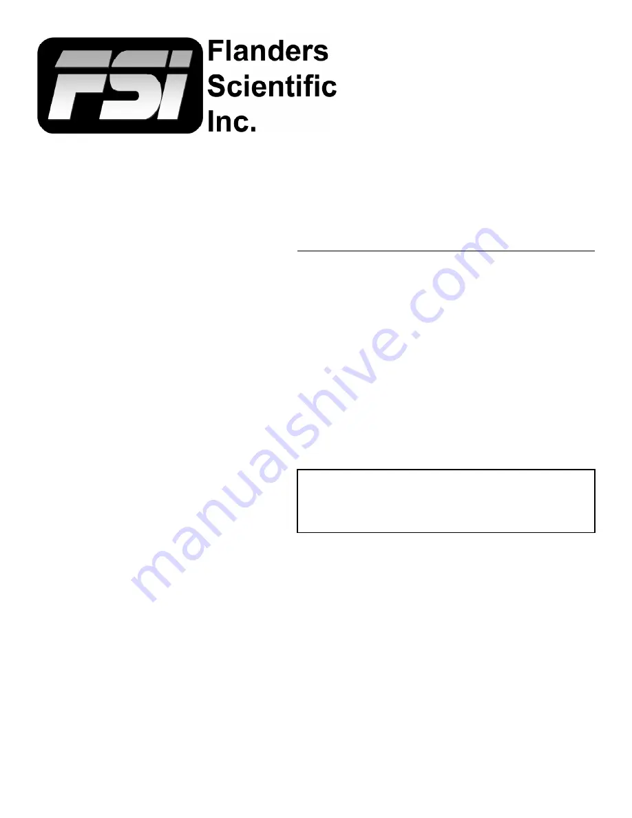 FSI AM250 User Manual Download Page 1