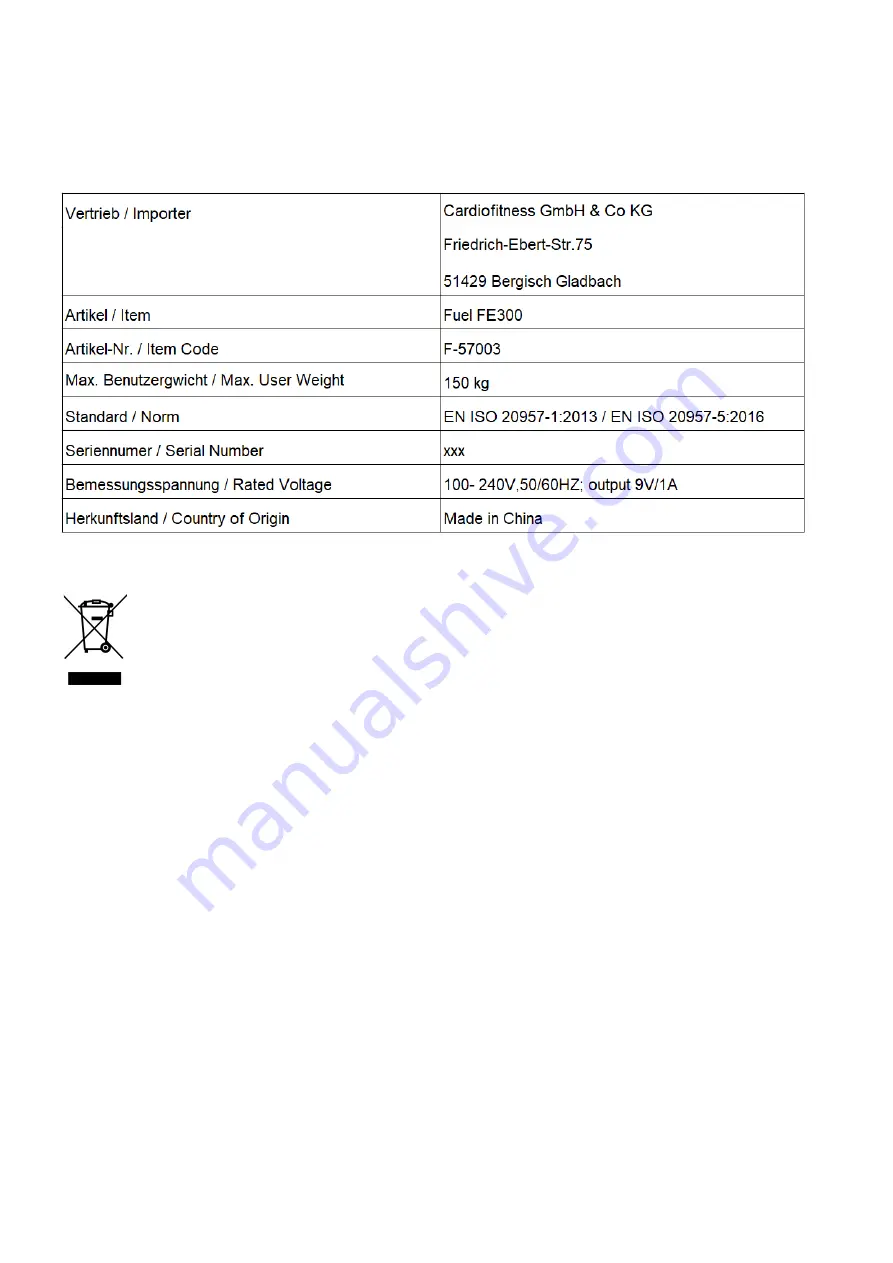 Fuel Ergometer FE 300 User Manual Download Page 45