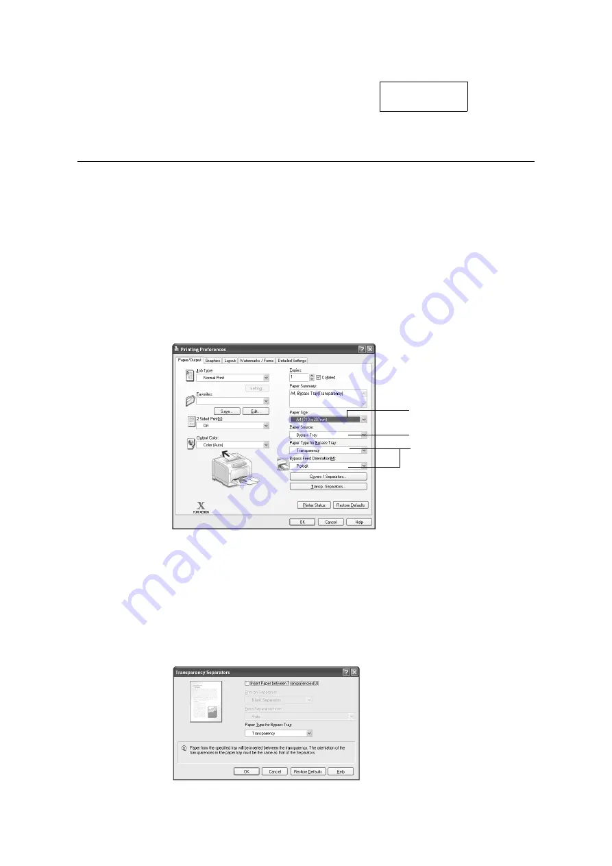 Fuji Xerox DocuPrint C3055 DX User Manual Download Page 49