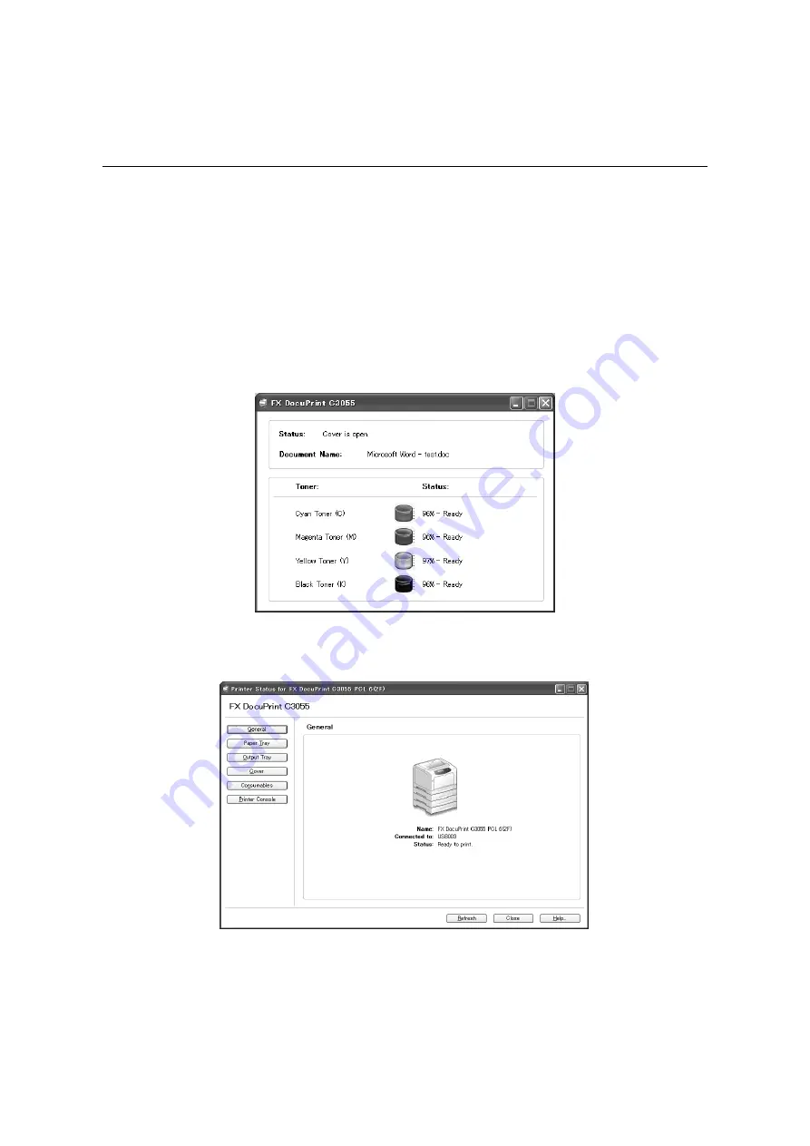 Fuji Xerox DocuPrint C3055 DX User Manual Download Page 173