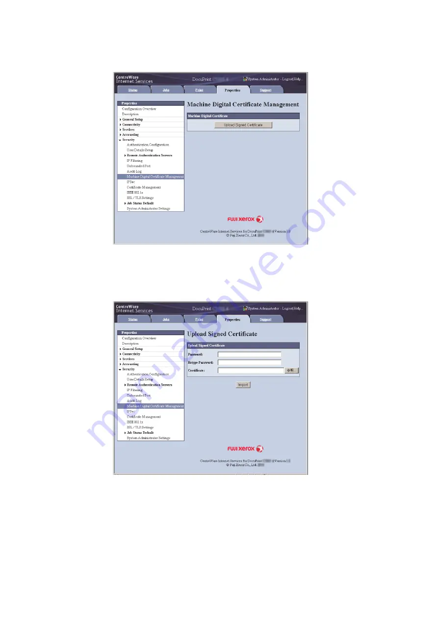 Fuji Xerox DocuPrint C5155d User Manual Download Page 350