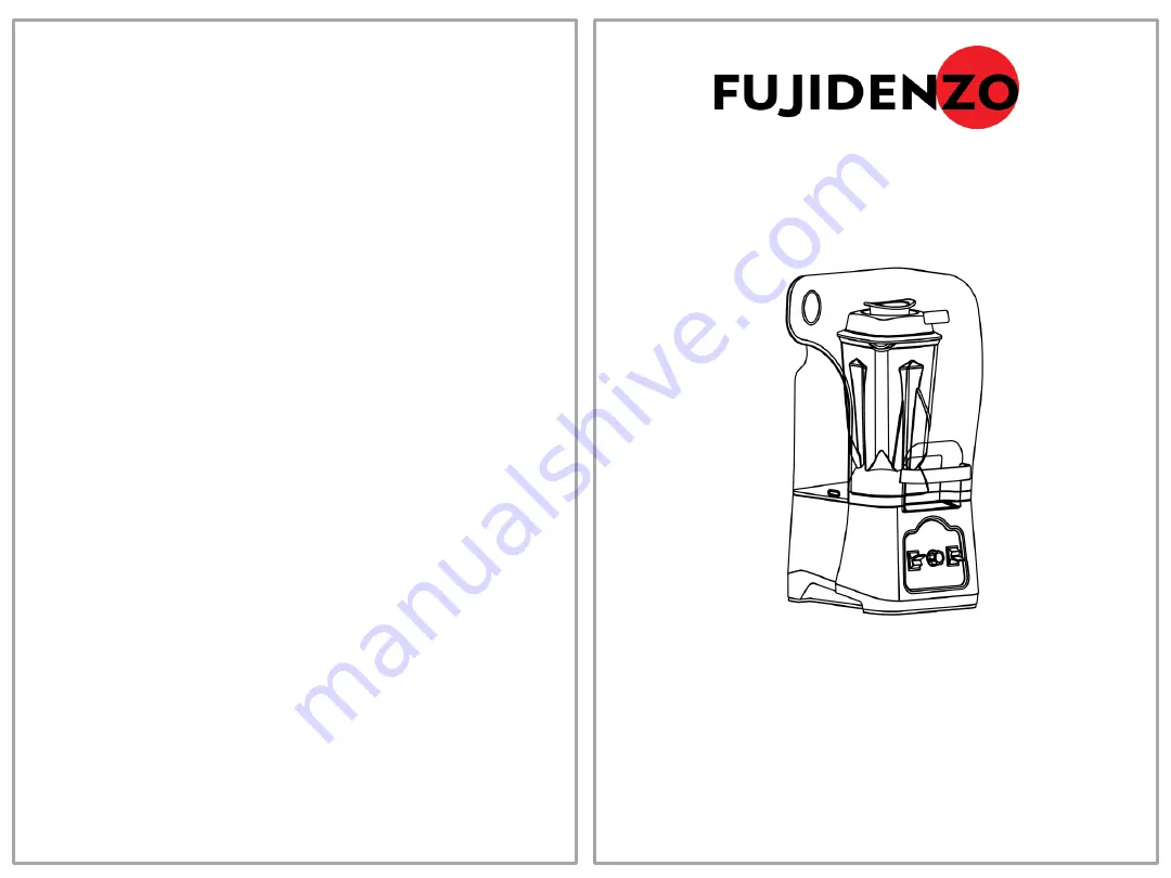 FUJIDENZO CB-25QS Скачать руководство пользователя страница 1