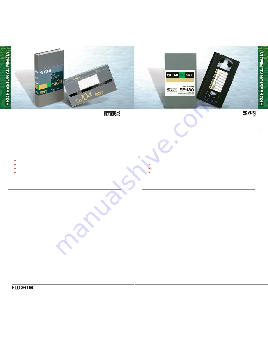 FujiFilm DATA STORAGE MEDIA Product Manual Download Page 13