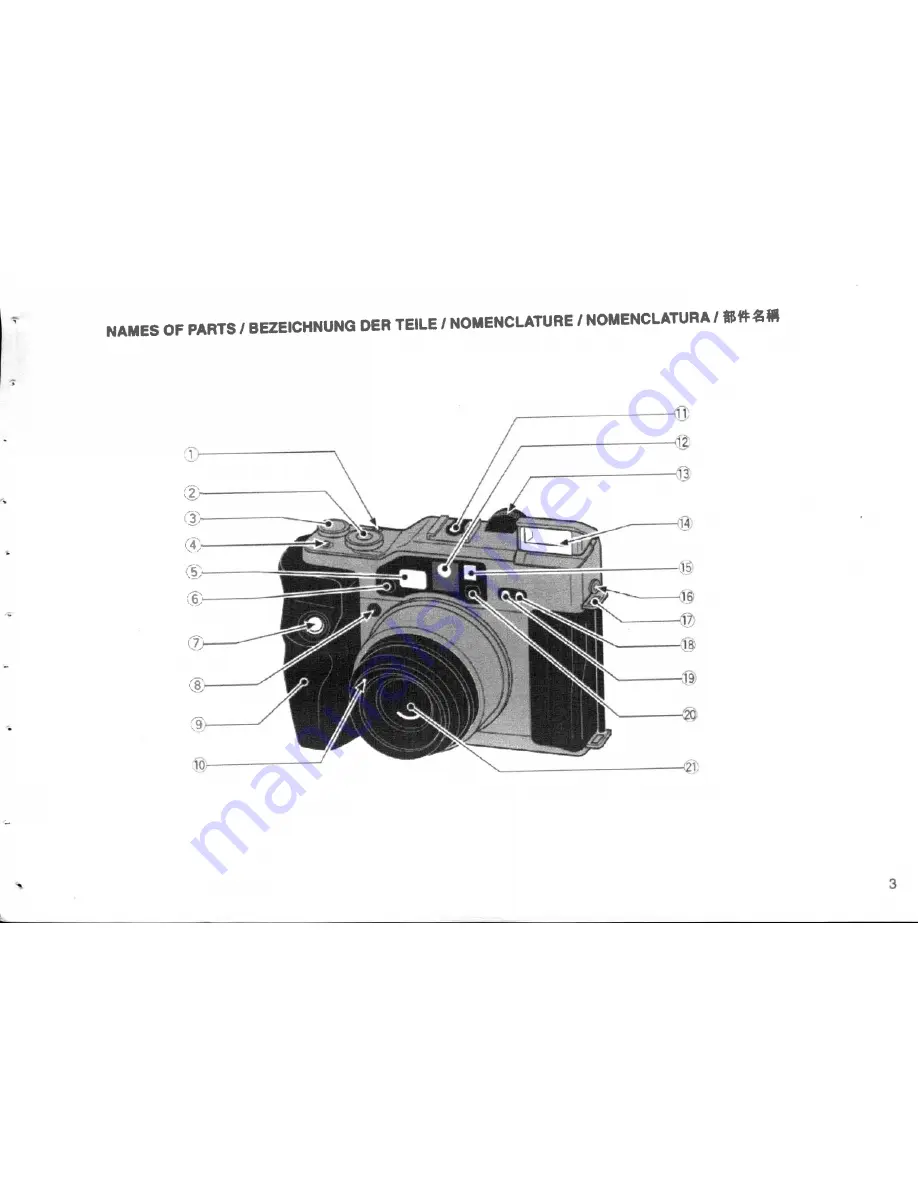 FujiFilm GA645Zi Owner'S Manual Download Page 3