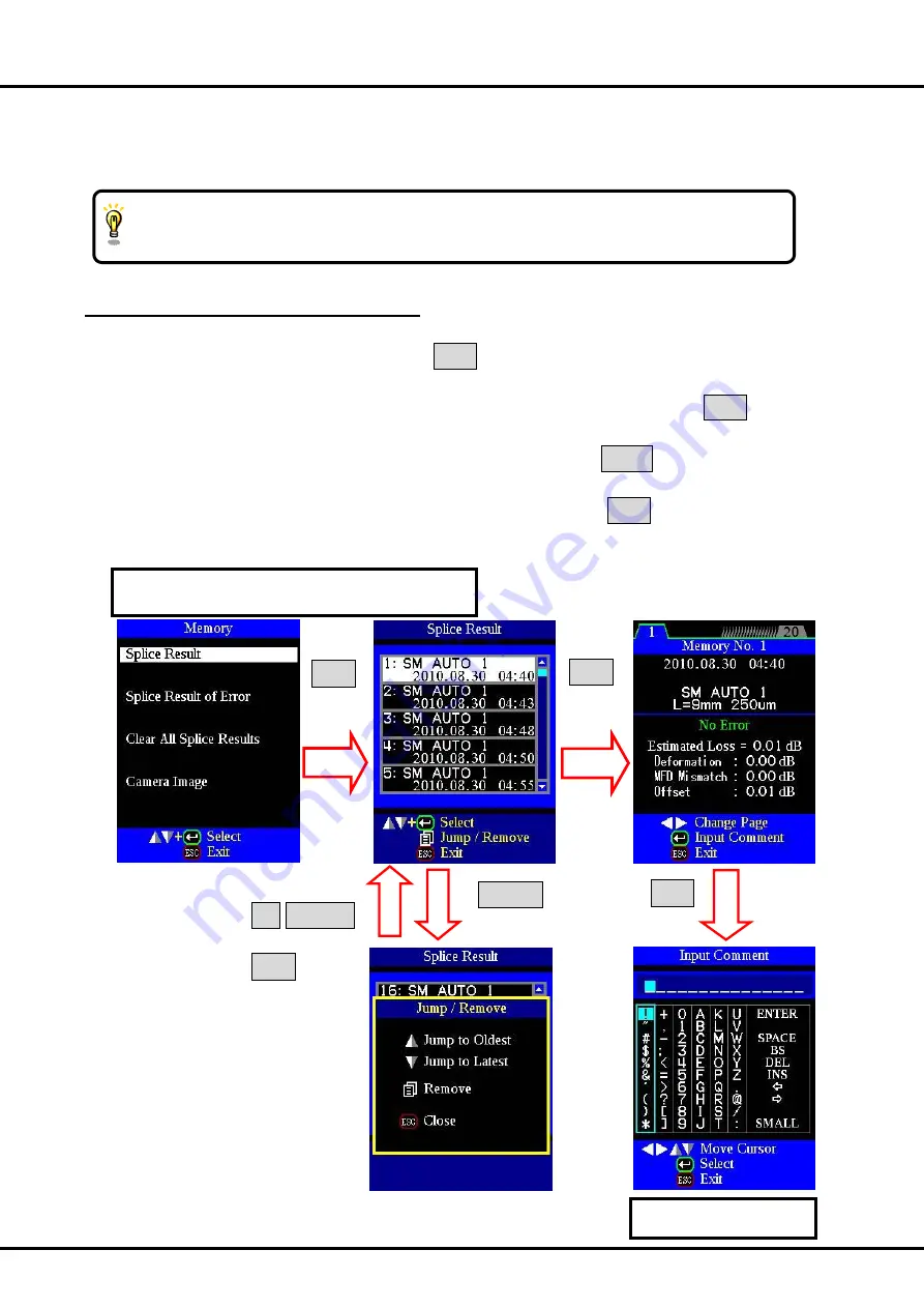 Fujikura FSM-100M Instruction Manual Download Page 144