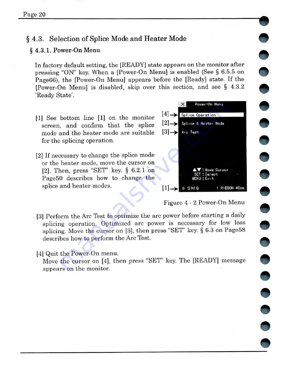 Fujikura FSM-30R Instruction Manual Download Page 22