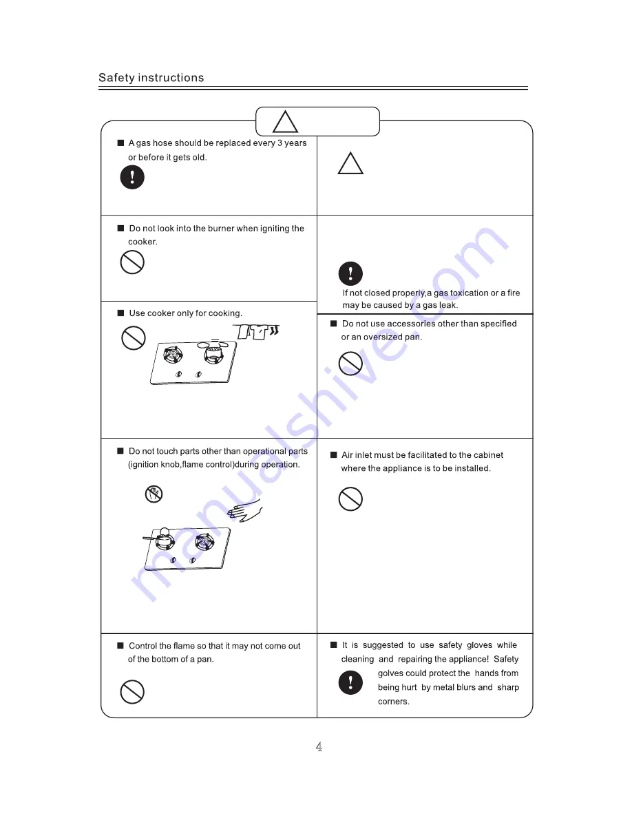 Fujioh FG-2792 SVGL Operating Instructions Manual Download Page 5