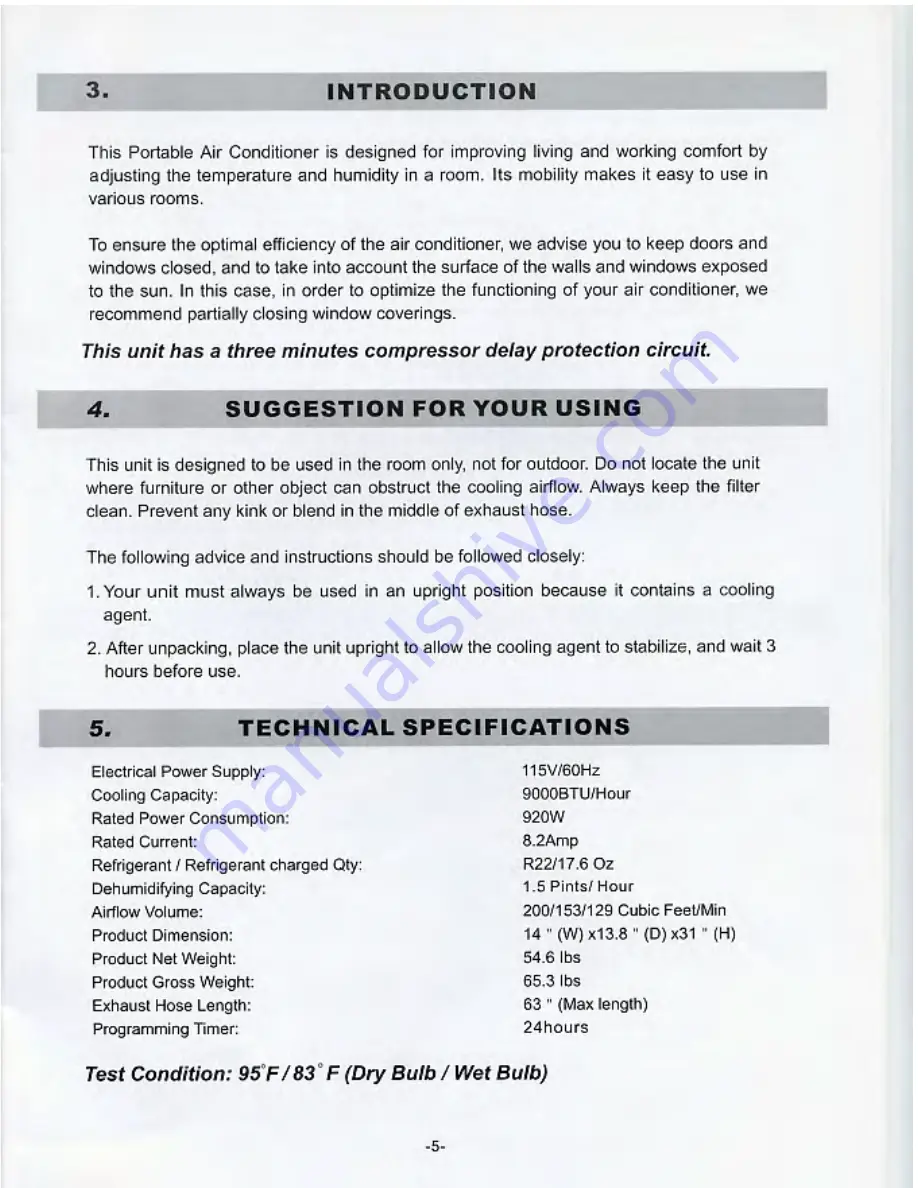 Fujitronic FA-9000 Instruction Manual Download Page 5