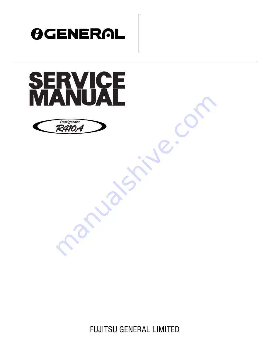 Fujitsu General AOH12LFBC Service Manual Download Page 1