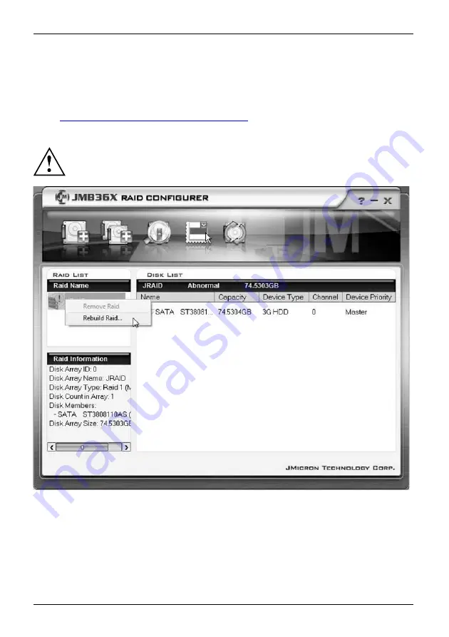 Fujitsu Siemens Computers JMicron JMB362 User Manual Download Page 36