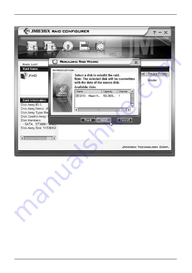 Fujitsu Siemens Computers JMicron JMB362 User Manual Download Page 38