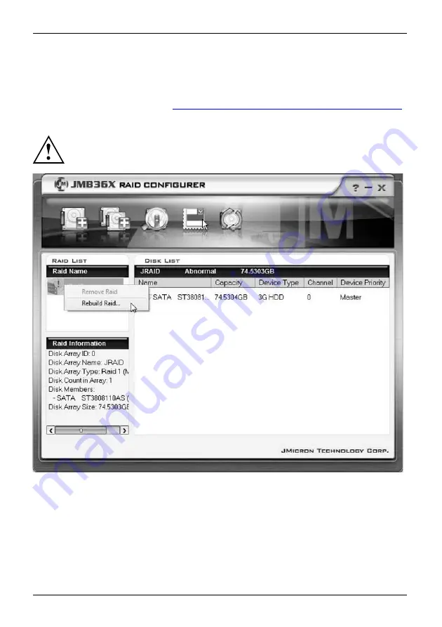 Fujitsu Siemens Computers JMicron JMB362 Скачать руководство пользователя страница 102