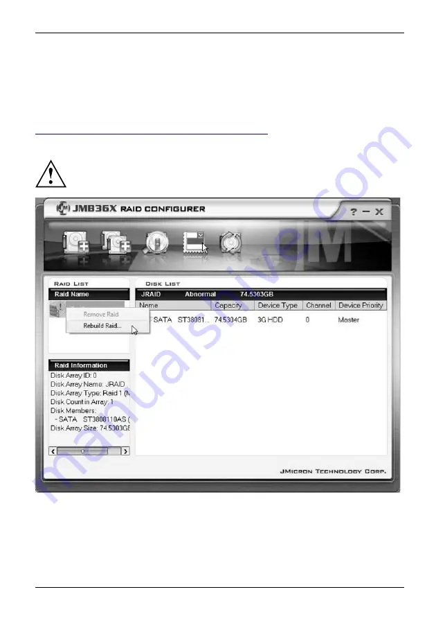 Fujitsu Siemens Computers JMicron JMB362 User Manual Download Page 135