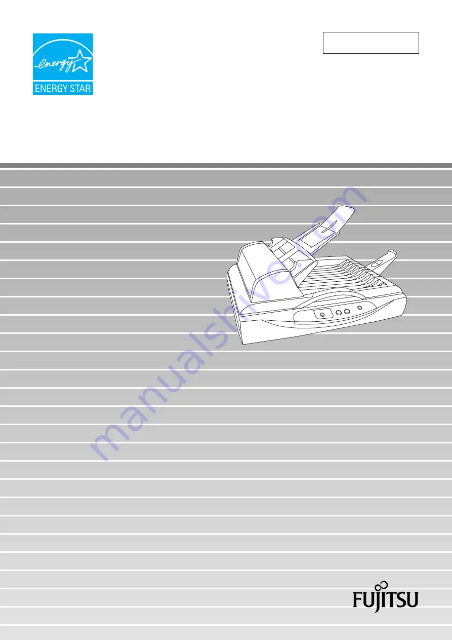 Fujitsu 5015C - fi - Sheetfed Scanner Operator'S Manual Download Page 1