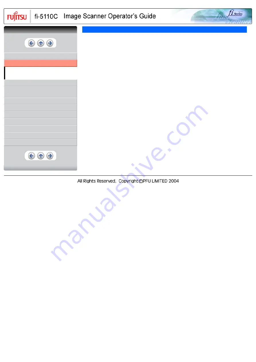 Fujitsu 5110C - fi - Document Scanner Operator'S Manual Download Page 16