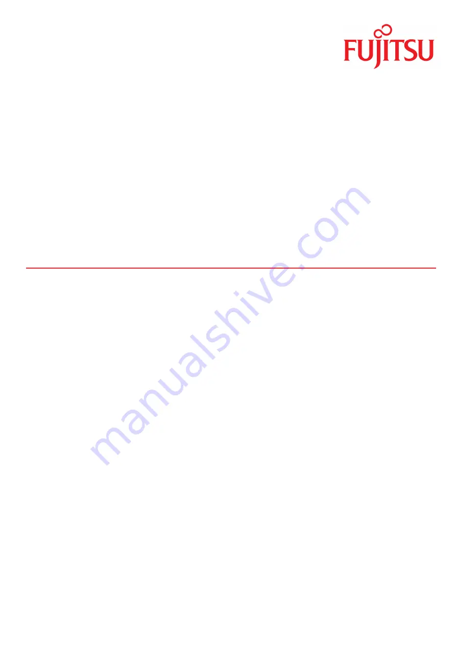 Fujitsu 7119601 User Manual Download Page 1