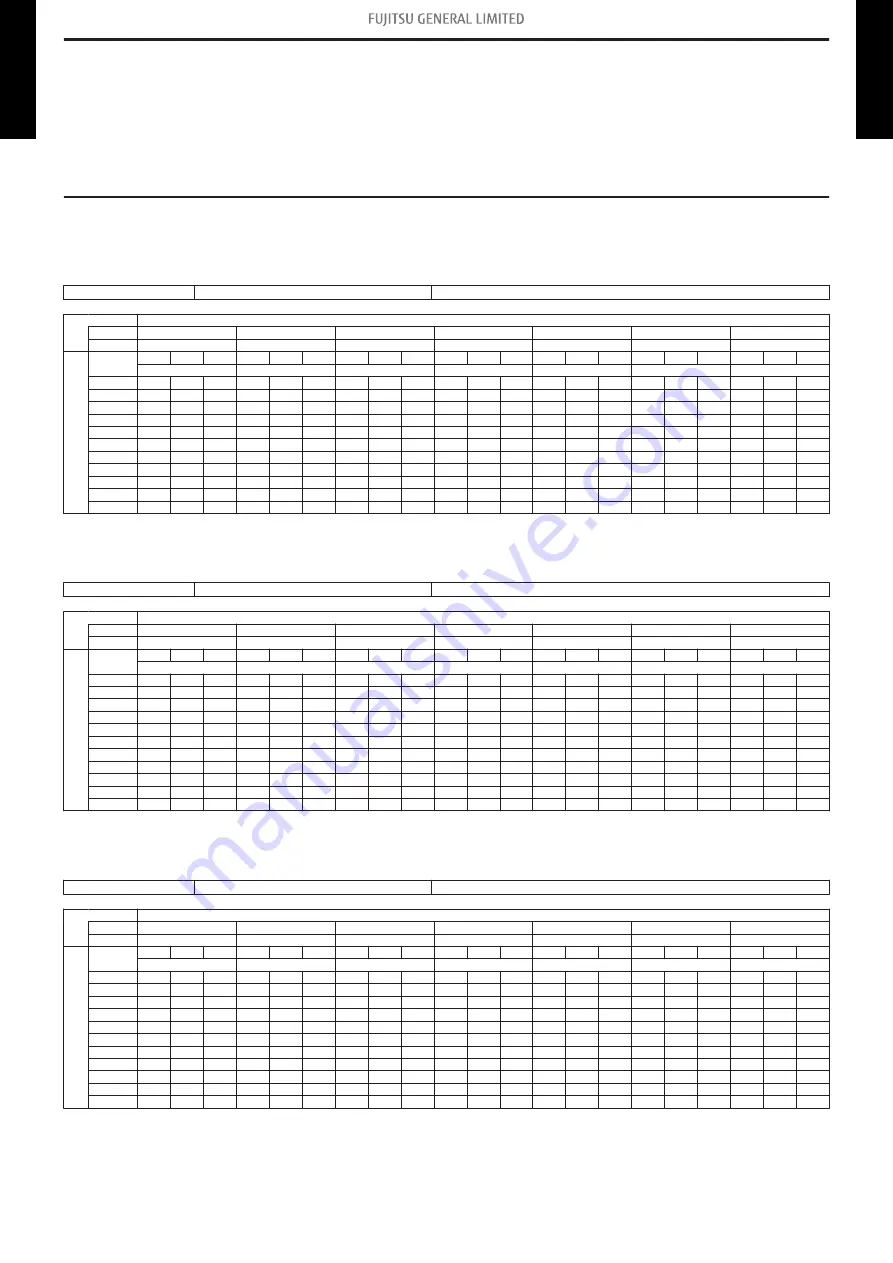 Fujitsu AGYG09KVCB Design & Technical Manual Download Page 11