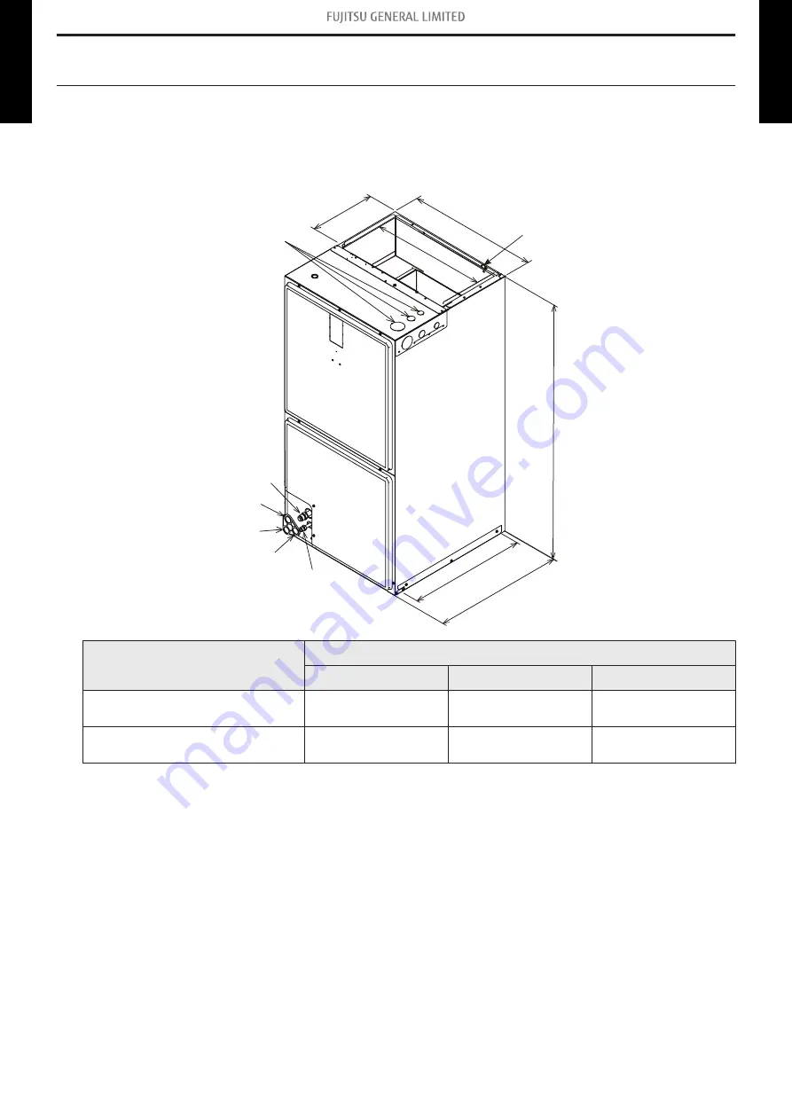 Fujitsu AMUG24LMAS Design & Technical Manual Download Page 8