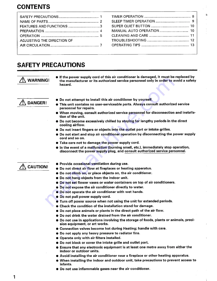 Fujitsu AOT7RSB Operating Manual Download Page 2