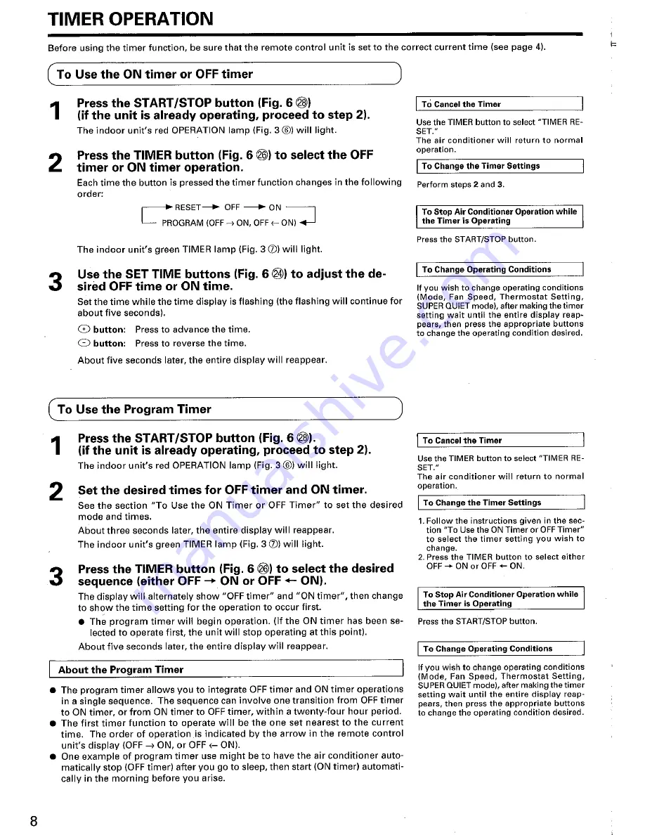 Fujitsu AOT7RSB Operating Manual Download Page 8