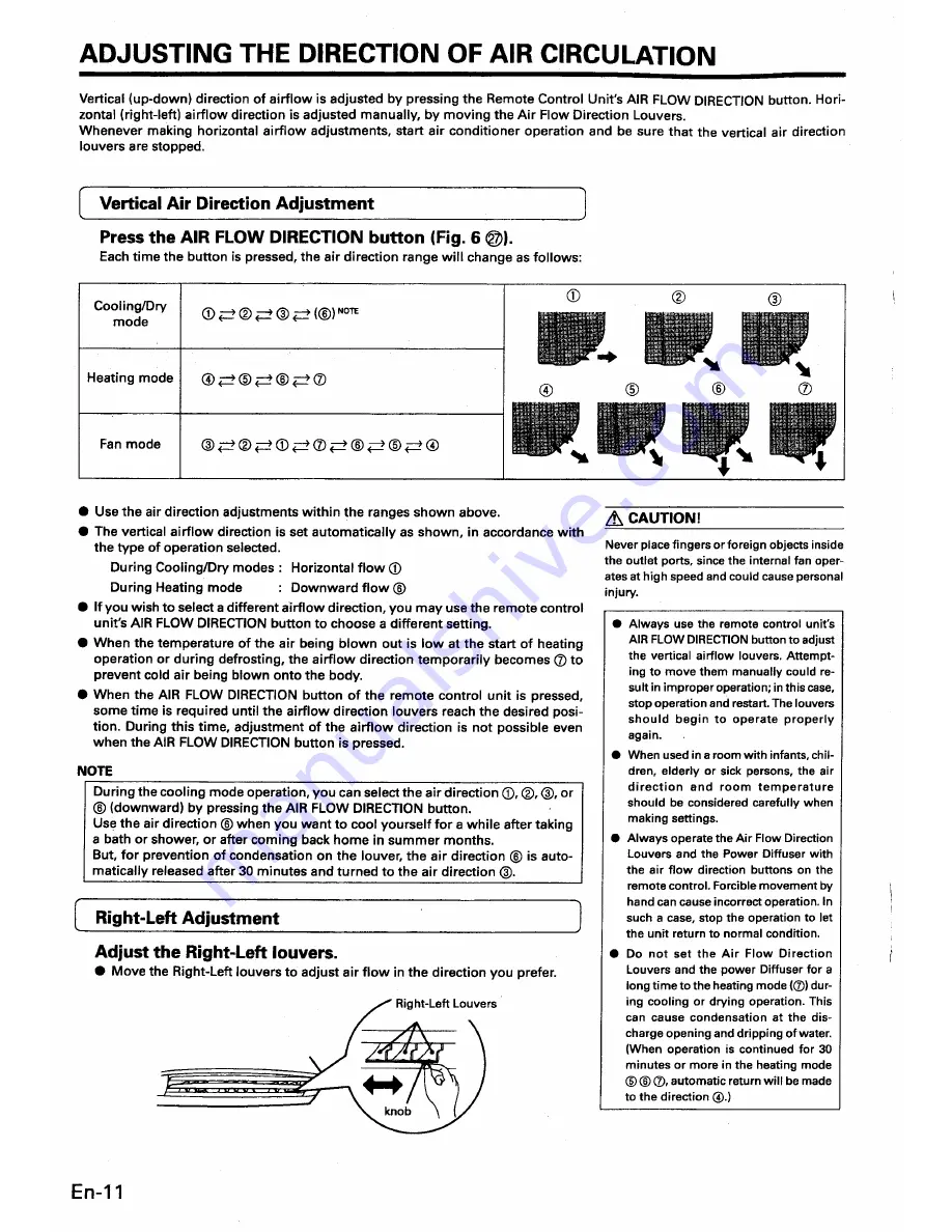 Fujitsu AOU18D Operating Manual Download Page 13