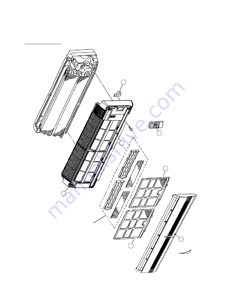 Fujitsu AOY7FSBC Service Manual Download Page 10