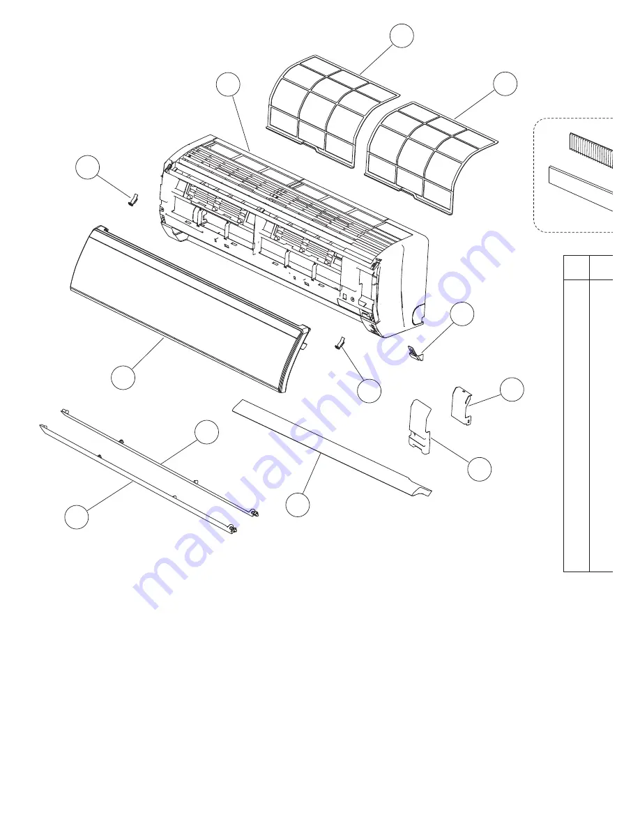 Fujitsu AOYG09LECAN Service Manual Download Page 13