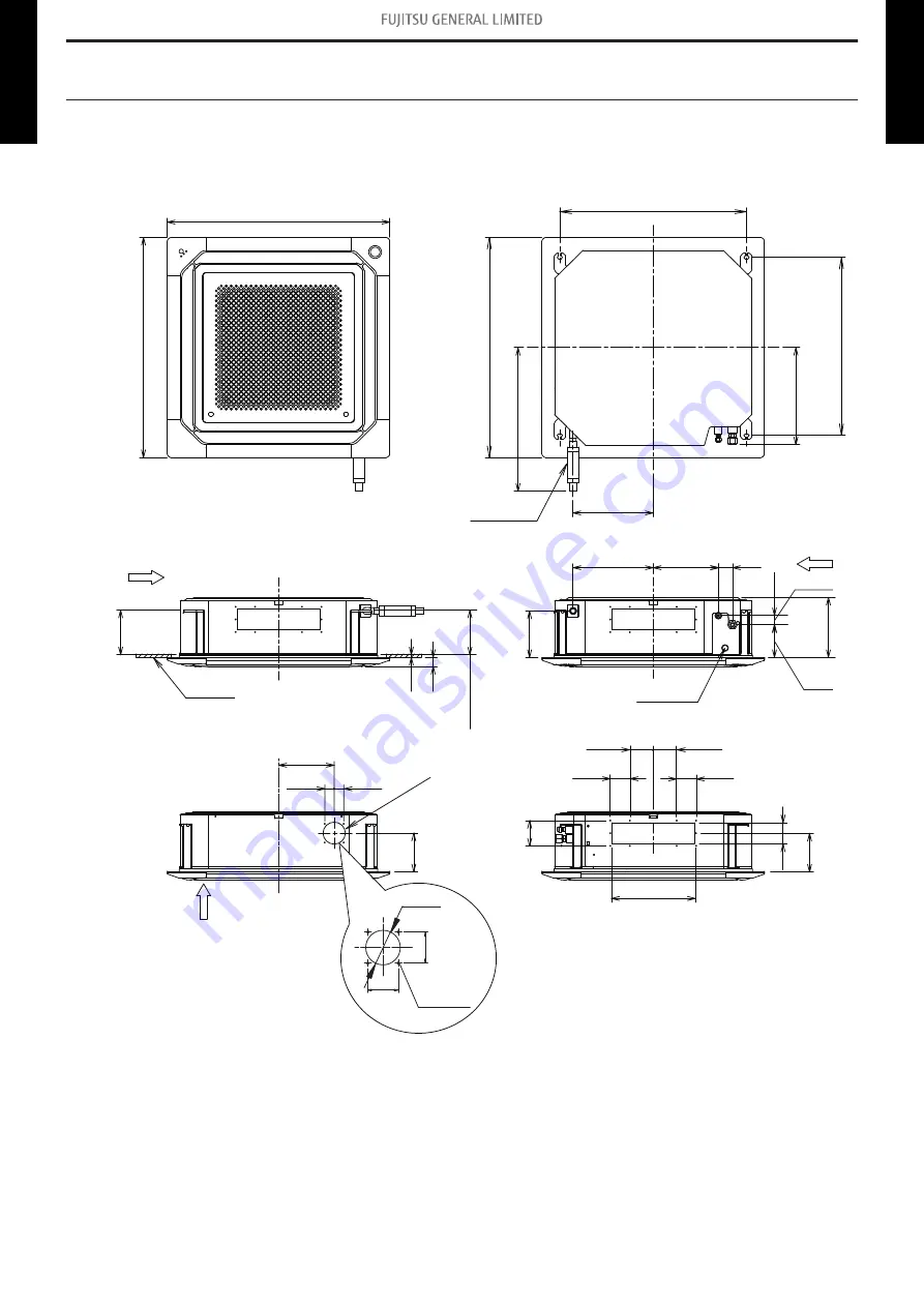 Fujitsu AUXG24KRLB Design & Technical Manual Download Page 11