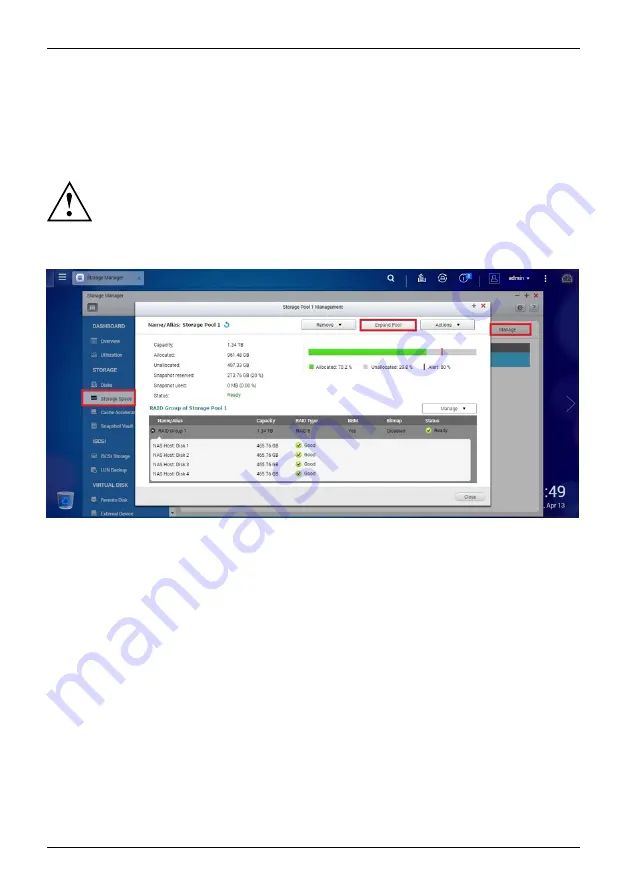 Fujitsu CELVIN NAS QE707 Скачать руководство пользователя страница 40