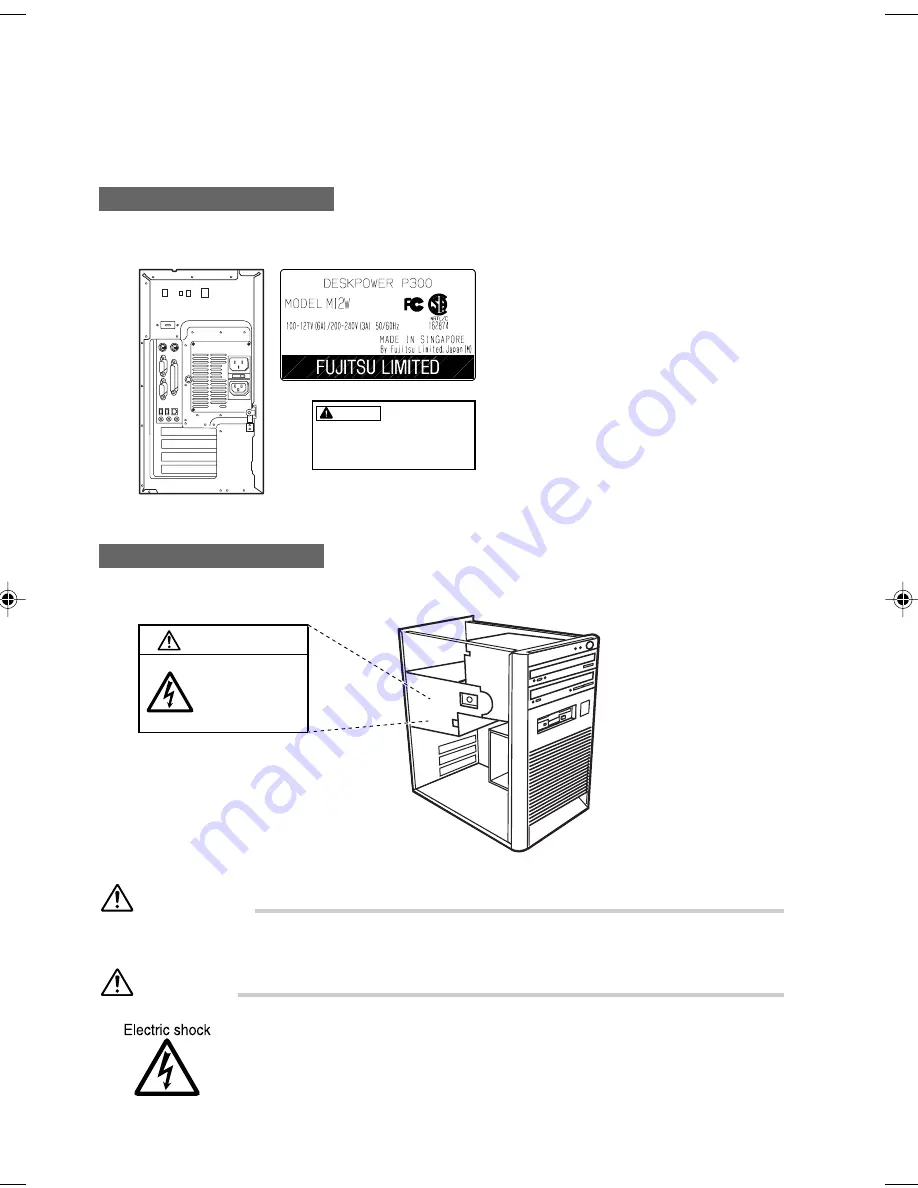 Fujitsu DESKPOWER P300 Series User Manual Download Page 12