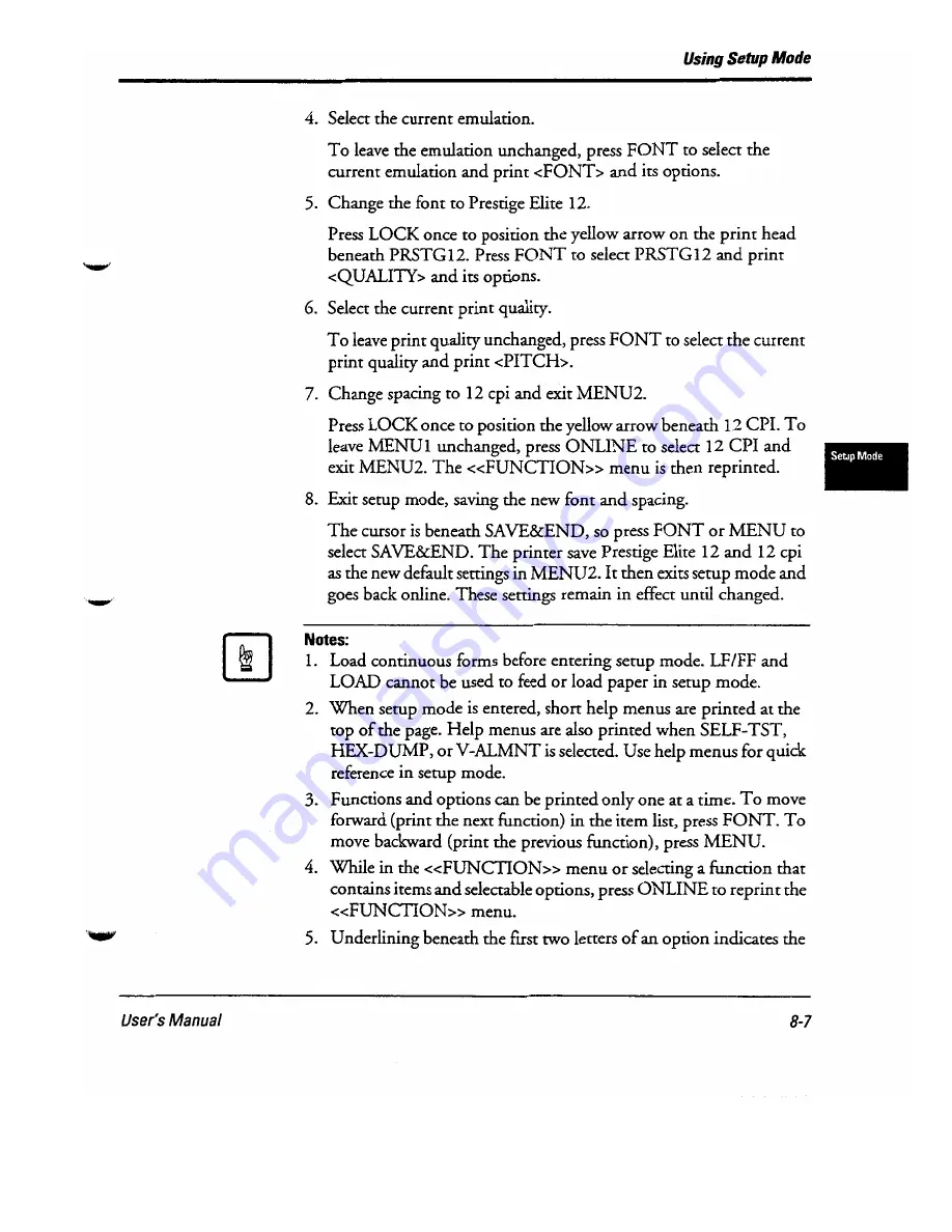 Fujitsu DL-6400 User Manual Download Page 87