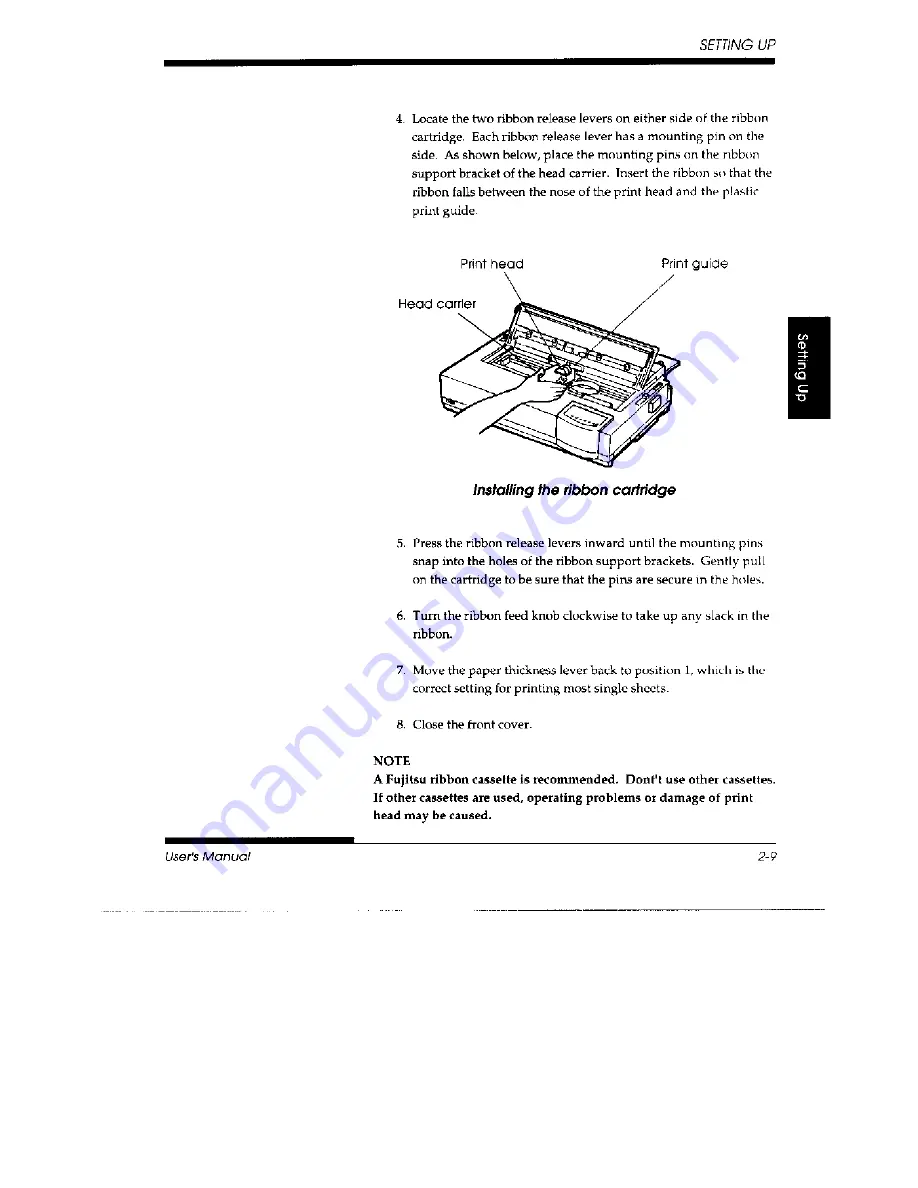 Fujitsu DL3700 Pro User Manual Download Page 31