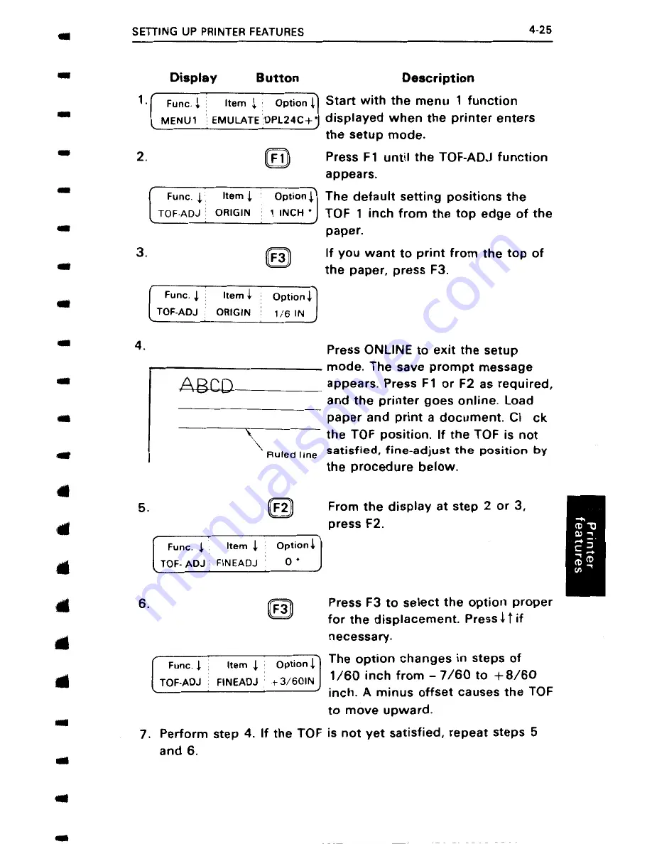 Fujitsu DL4400 User Manual Download Page 101