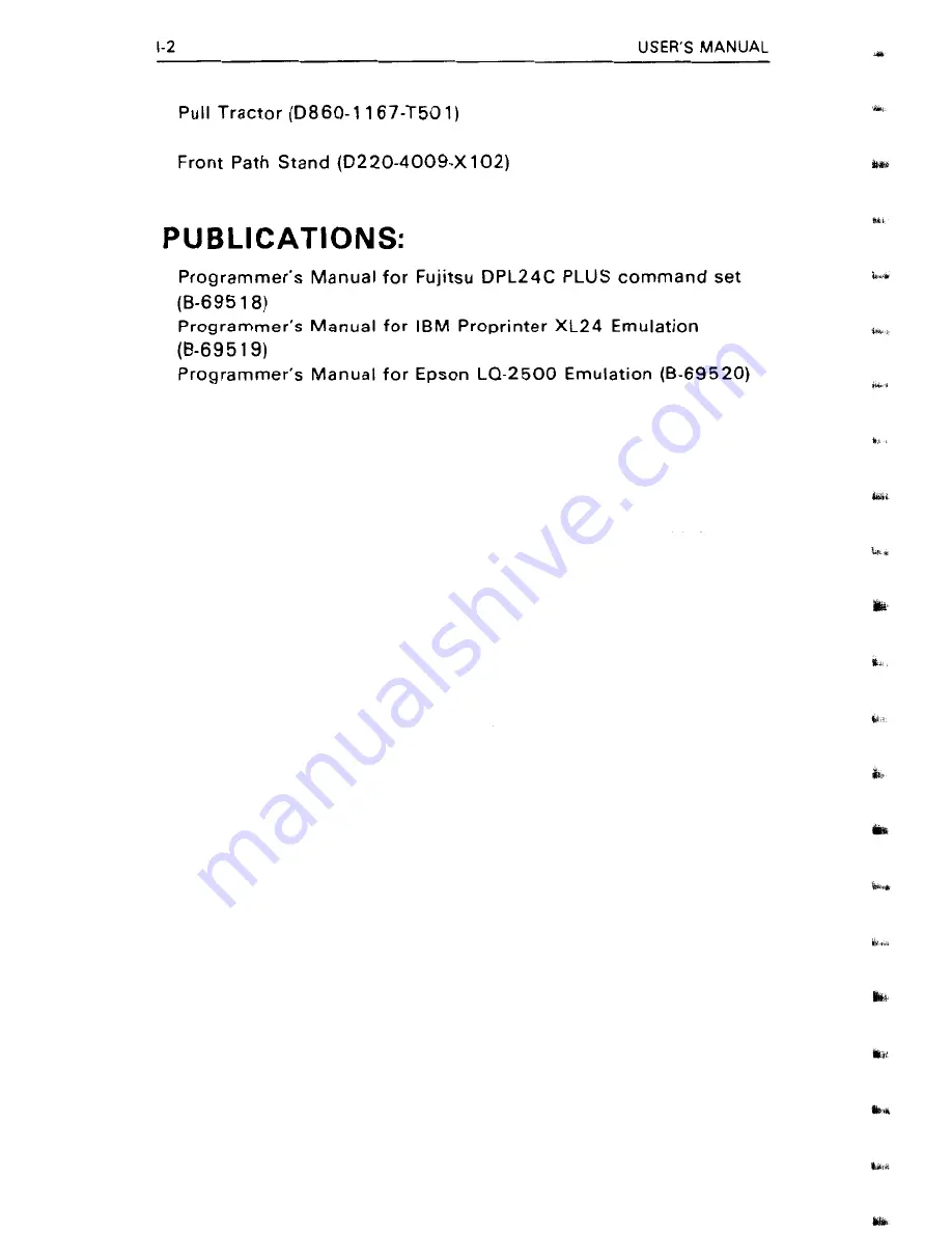 Fujitsu DL4400 User Manual Download Page 272